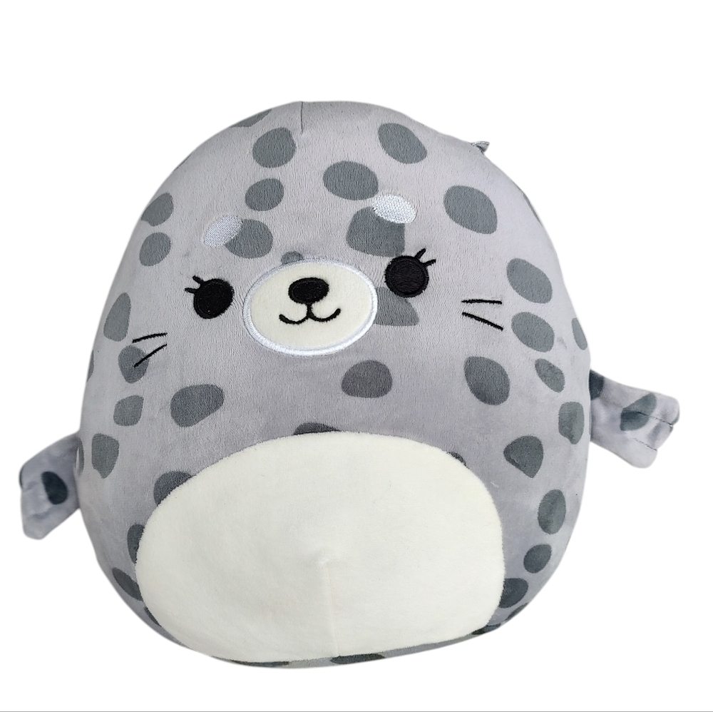 Odile Gray Spotted Seal Plush Squishmallow 10 Inch